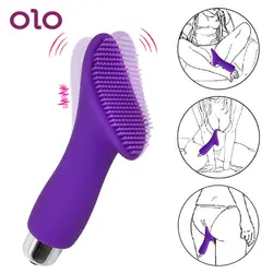 OLO Thorn Finger Вибратор-кисточка вагинальный вибратор клитор стимулятор эротический игрушки G-spot секс-игрушки для массажа для женщин AV Rod