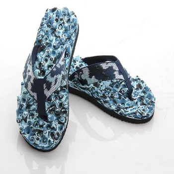 

2019 Men's Flip Flops Slippers Summer New Camouflage Sandals Indoor Outdoor Soft shoes Beach Slippers