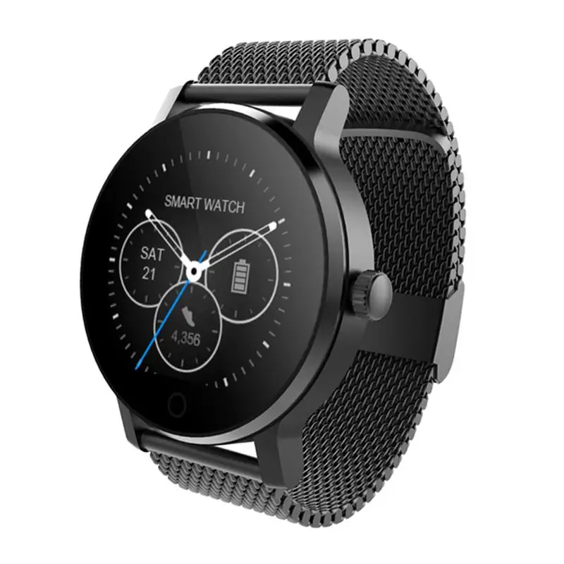 SMA-09 1.3 Smart watch IP54 waterproof Tempered glass Activity Bluetooth Fitness tracker Heart rate monitor Men women smartwatch