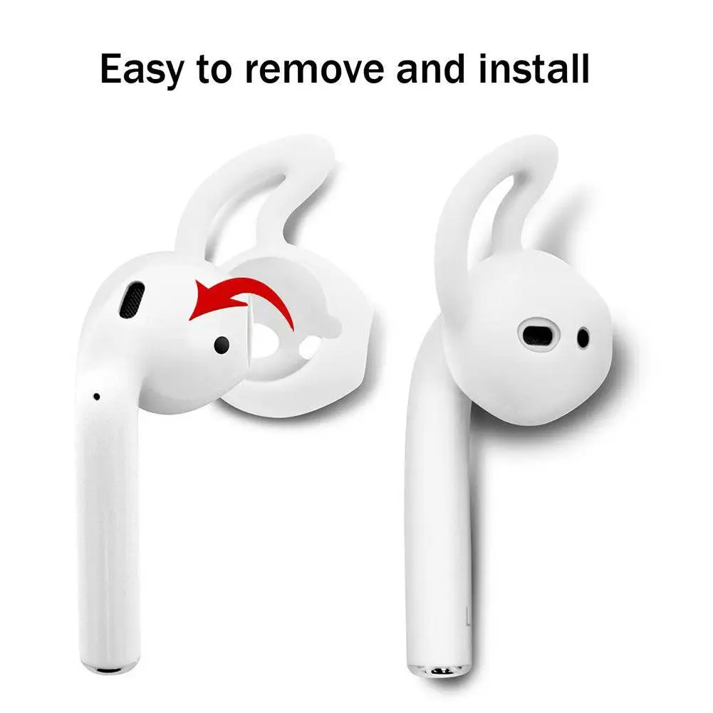 1 пара ушных крючков для наушников EastVita чехол держатель Apple AirPods спортивные