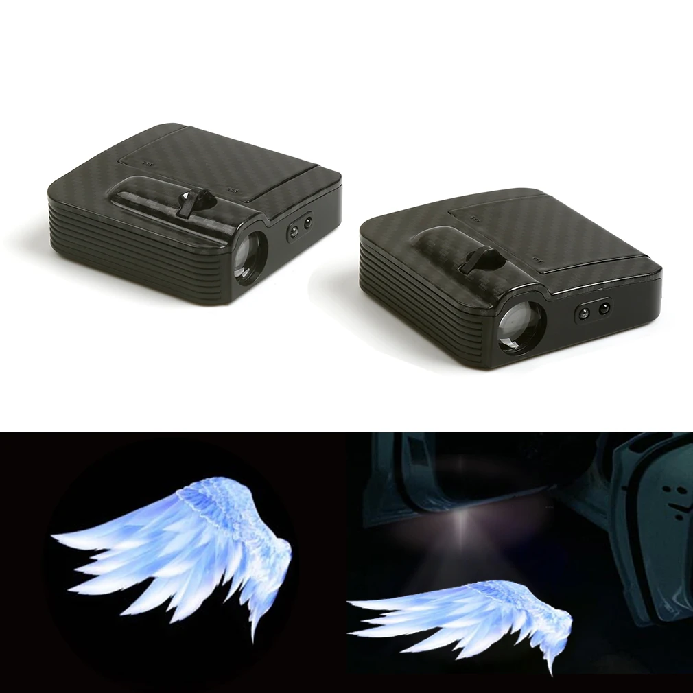 

Wireless Fit For Blue Bird Courtesy Car Logo Door Ghost Shadow Laser Projector Light 12V