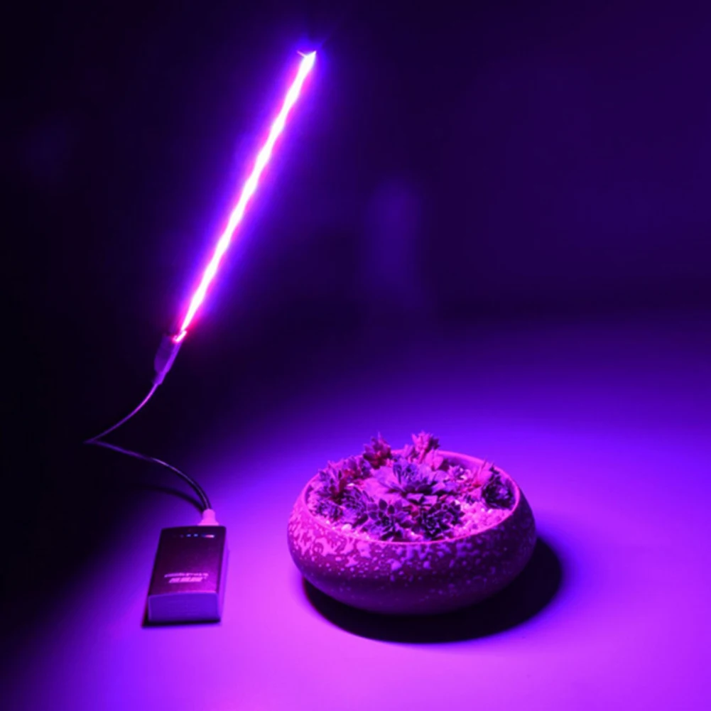 Светодиодный Светодиодная лампа роста растений 5 В 2,5 Вт полный спектр комнатная фитолампа лампы для гидропоники системы парниковых