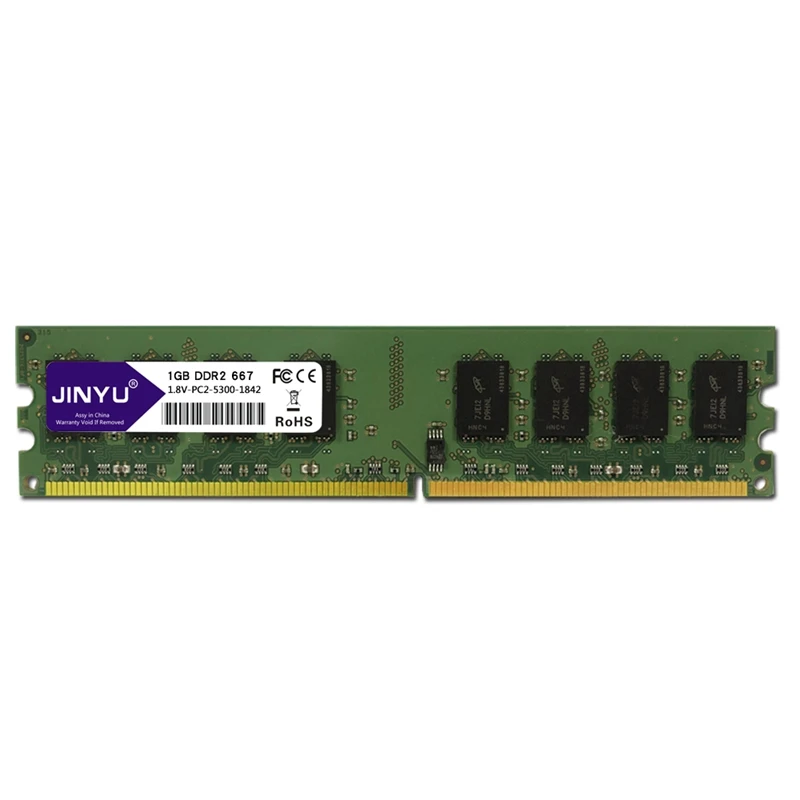

HOT-JINYU DDR2 1G 1.8V 240Pin Gaming RAM Memory For Desktop