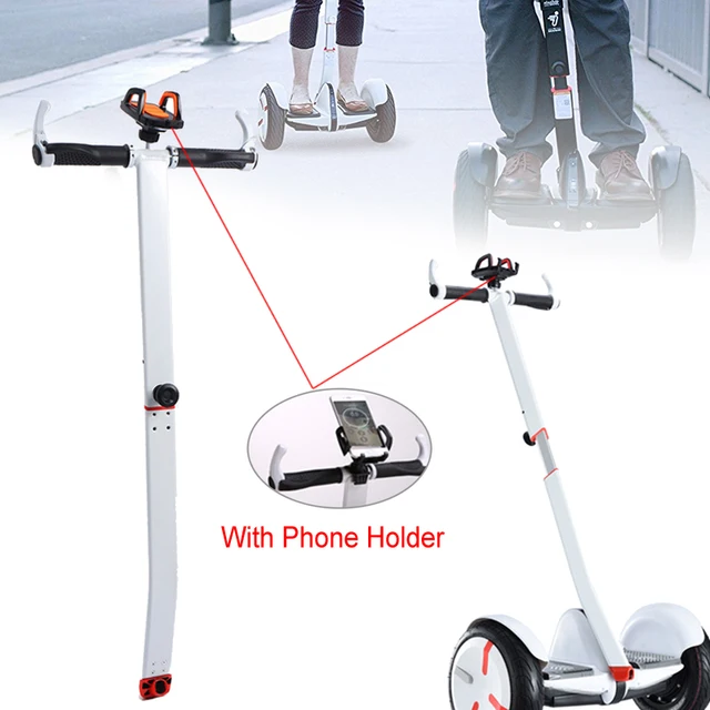 US $28.49 Electric Selfbalance Scooter Adjustable Handlebar With Phone Holder Bracket Mount Tshape Handle H