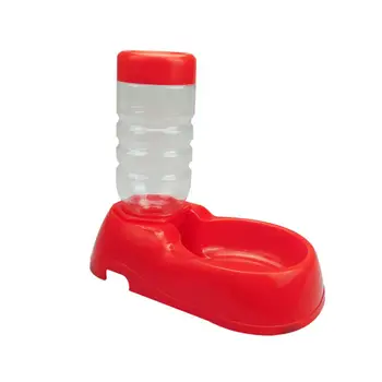 

Pet Dog Cat Automatic Water Dispenser Food Dish Bowl Feeder Drinking Bowl Bottle