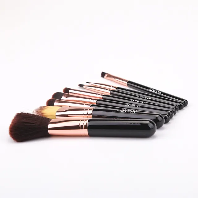 ZOREYA Brand 8Pcs High Quality Makeup Brush Sets Foundation Powder Lip Eye Brow Shadow Cosmetic Tools For Daily Face Make Up 5