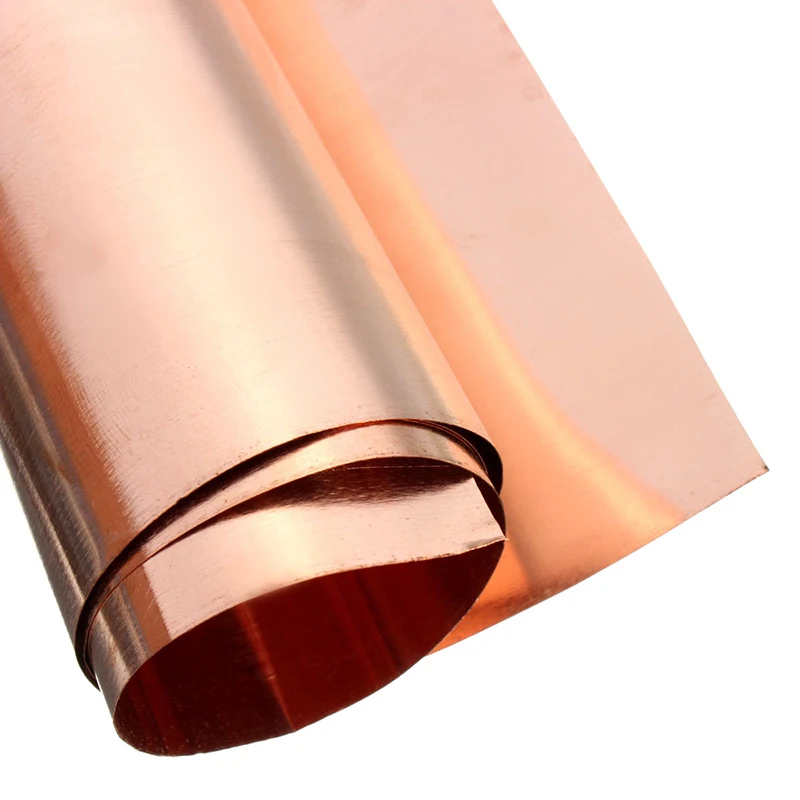 1pc 99.9/% Pure Copper Cu Sheet Thin Metal Foil Roll 0.05mm*100mm*200mm new