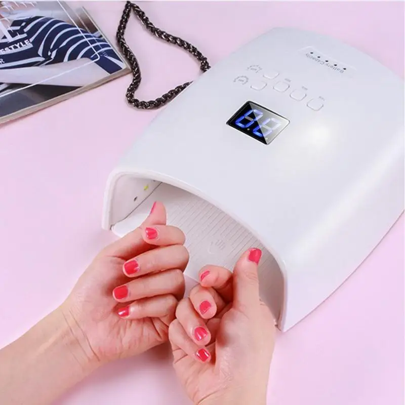

48W UV Light 24LED Nail Dryer Curing Lamp for Fingernail Toenail Gels Based Polishes with Sensor