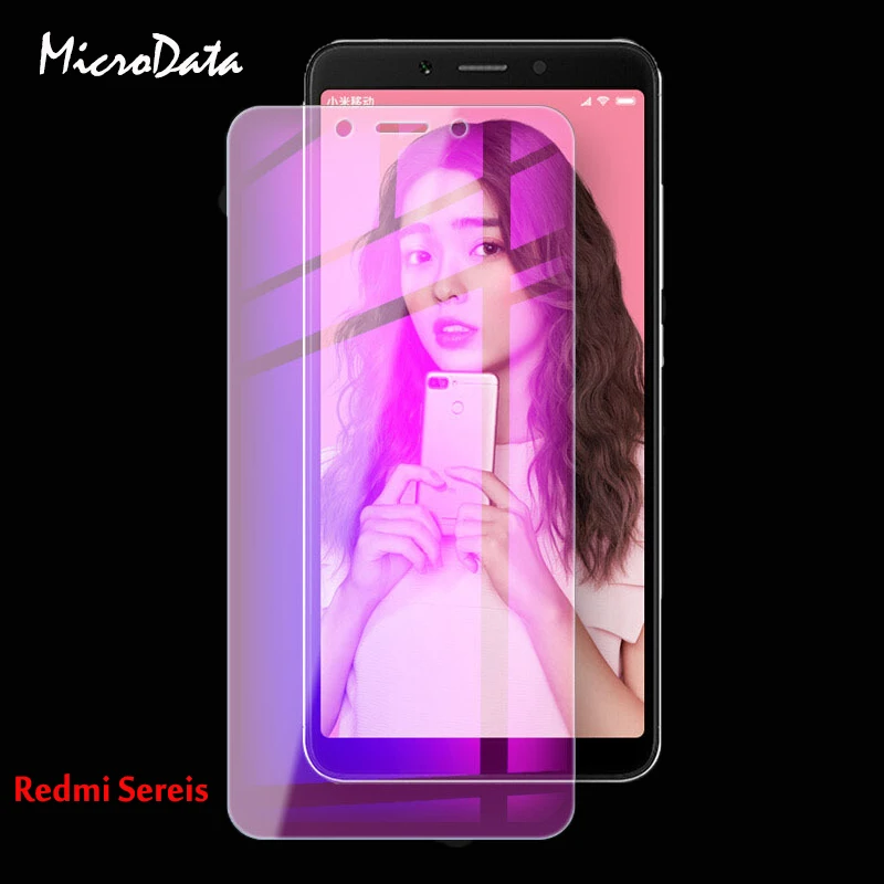 Закаленное стекло для защиты экрана Xiaomi Redmi 5 4 6 Plus 4X3 3 S светильник MicroData с защитой