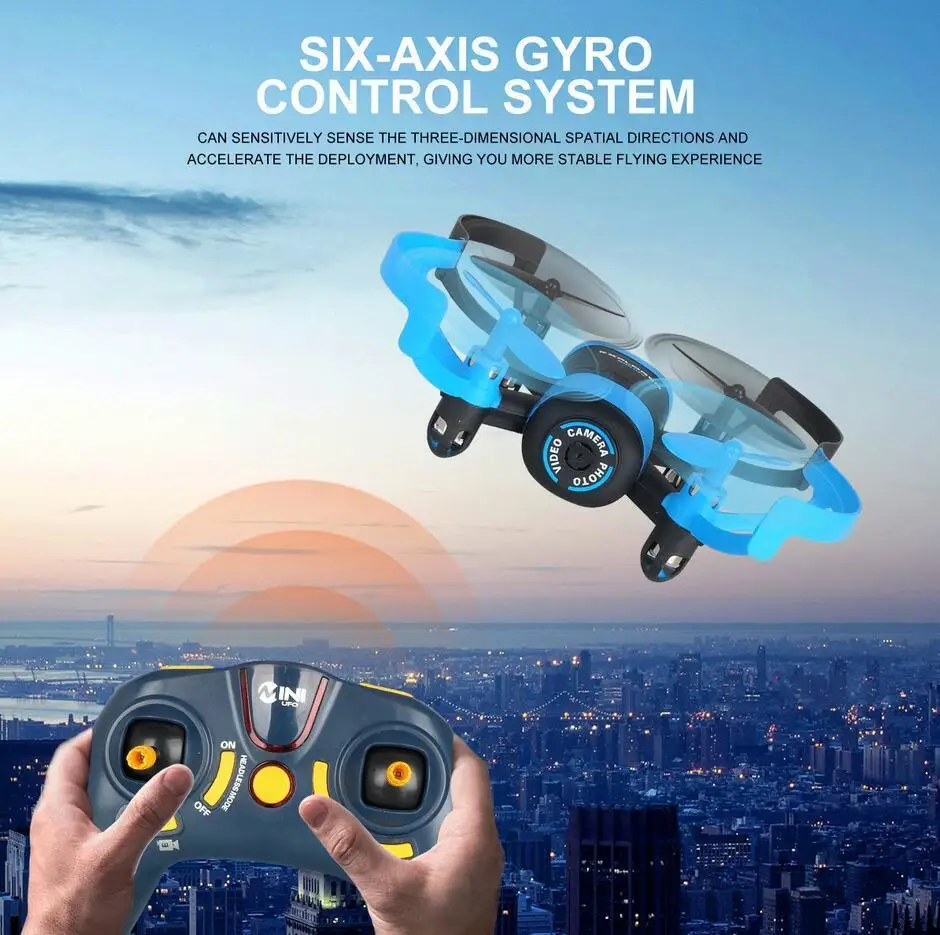 JXD 512W JXD512W 2.4Ghz WiFi FPV Mini Drone One-Key-return & Headless Mode RC Quadcopter with 0.3MP HD Camera RTF VS CX-10W