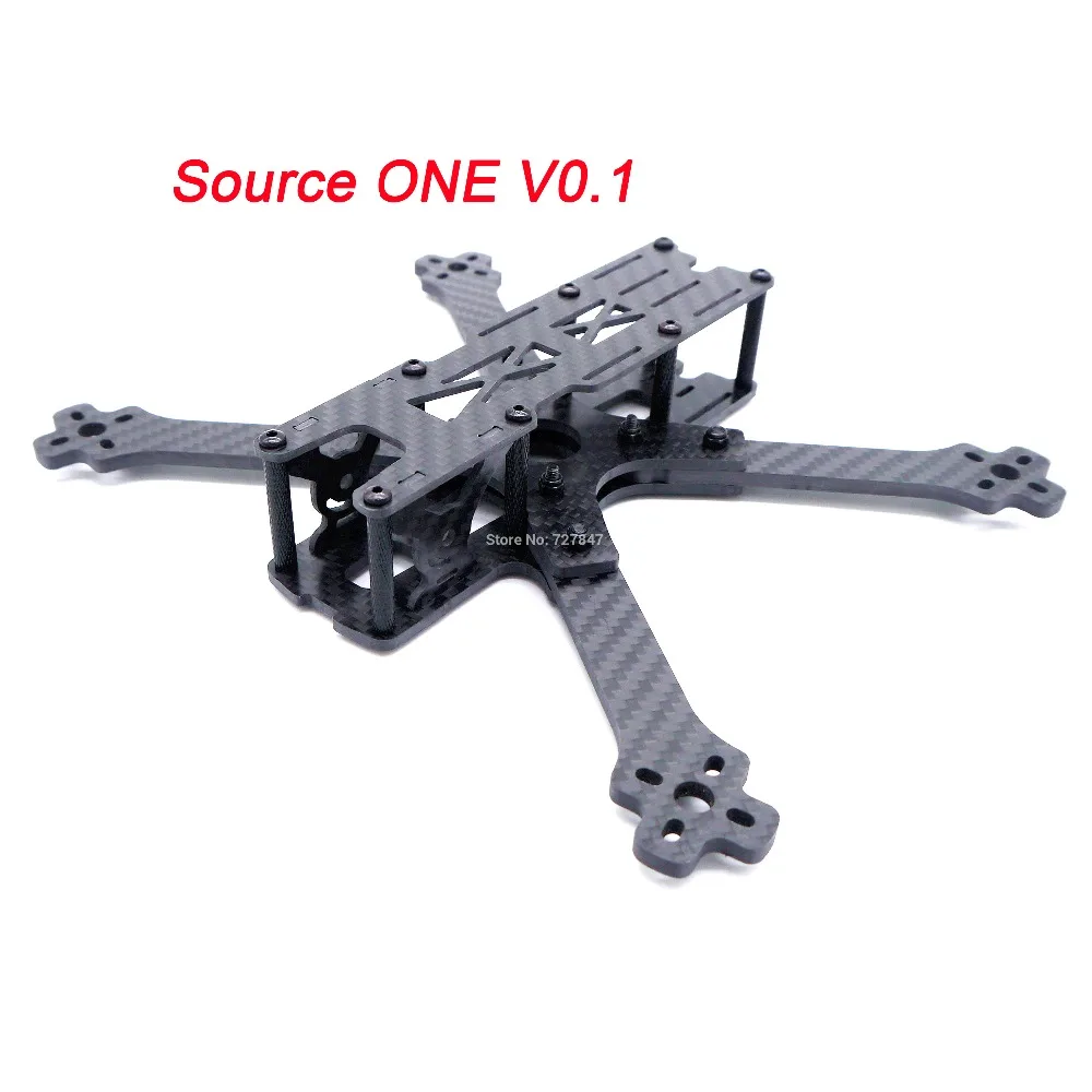 Квадрокоптер Source ONE v0 1/V0.2 5 дюймов 225 мм 4 с рамкой из углеродного волокна для