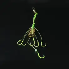 4 шт. уличная рыболовная приманка Весенняя приманка флуоресцентная Удочка крючок для наживки барабан с поясным ремнем