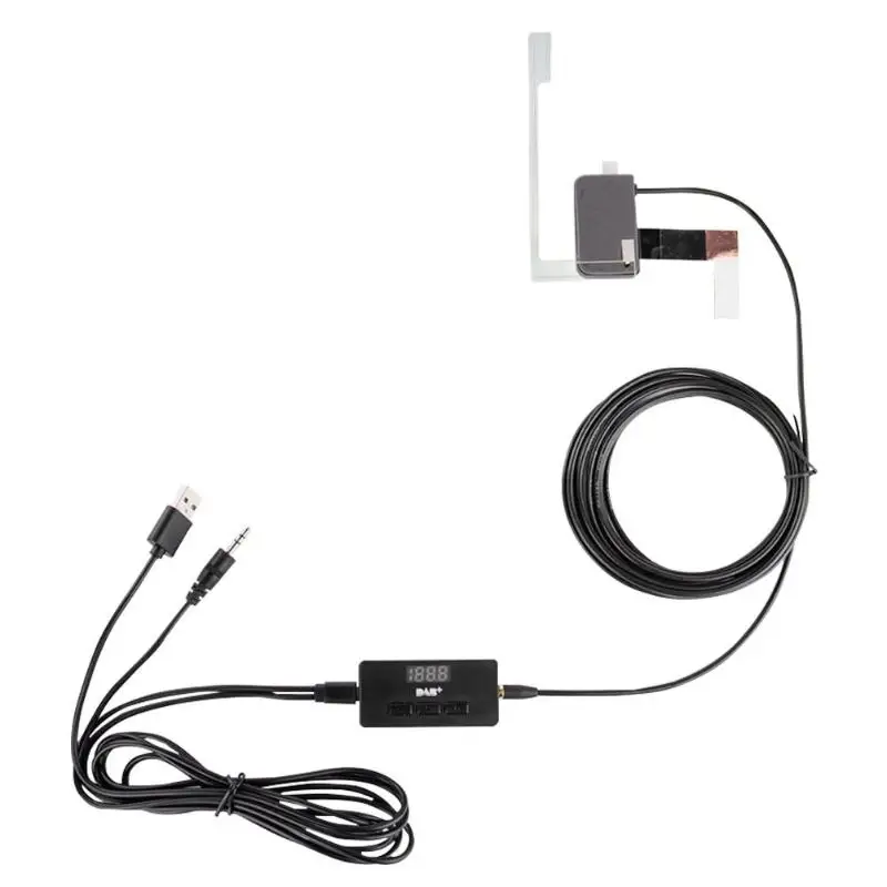 VODOOL 2019 Новый DAB003 цифровой дисплей Мини Автомобиль DAB gps приемник антенна для Android