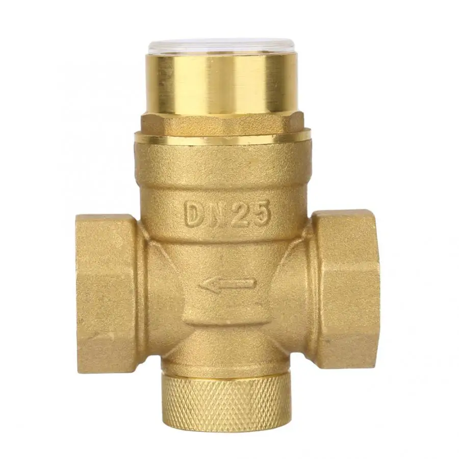 

Valve Water Control 1 inch Pressure Reducing Valve Brass Water Pressure Regulator With Gauge Meter Solenoid Water Valve