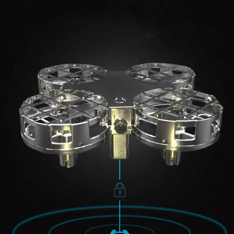 Newest Induction Quadcopter Mini Drone Photograph Small Intelligent Induction Remote Control Quadcopter Aircraft Helicopter Toy 