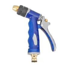 Регулируемый Открытый Автомойка садовый патрубок для шланга водяной пневматический распылитель подшипник медная шайба пистолет насадка инструменты