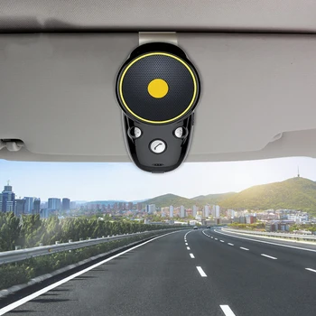 

Bluetooth Handsfree Car Kit Wireless Auto Speakerphone Carkit Sun Visor Speaker for Car Phone Hands Free Adapter In-Car