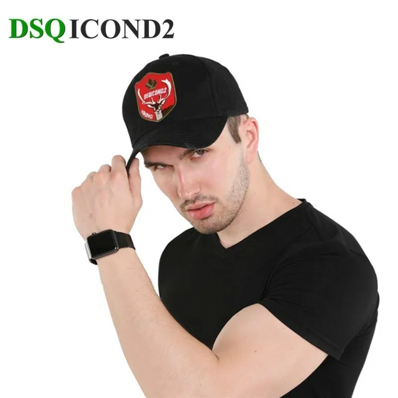 

DSQ Brand Hat Outdoor Leisure Baseball Cap Men And Women Embroidery Pattern Truck Driver Cap Hip Hop Visor Hoeden Voor Mannen