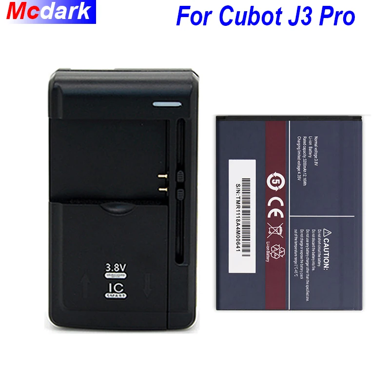 Mcdark лот = 1 шт. + зарядное устройство 3200 мАч аккумулятор для Cubot J3 Pro/J5 Аккумулятор AKKU