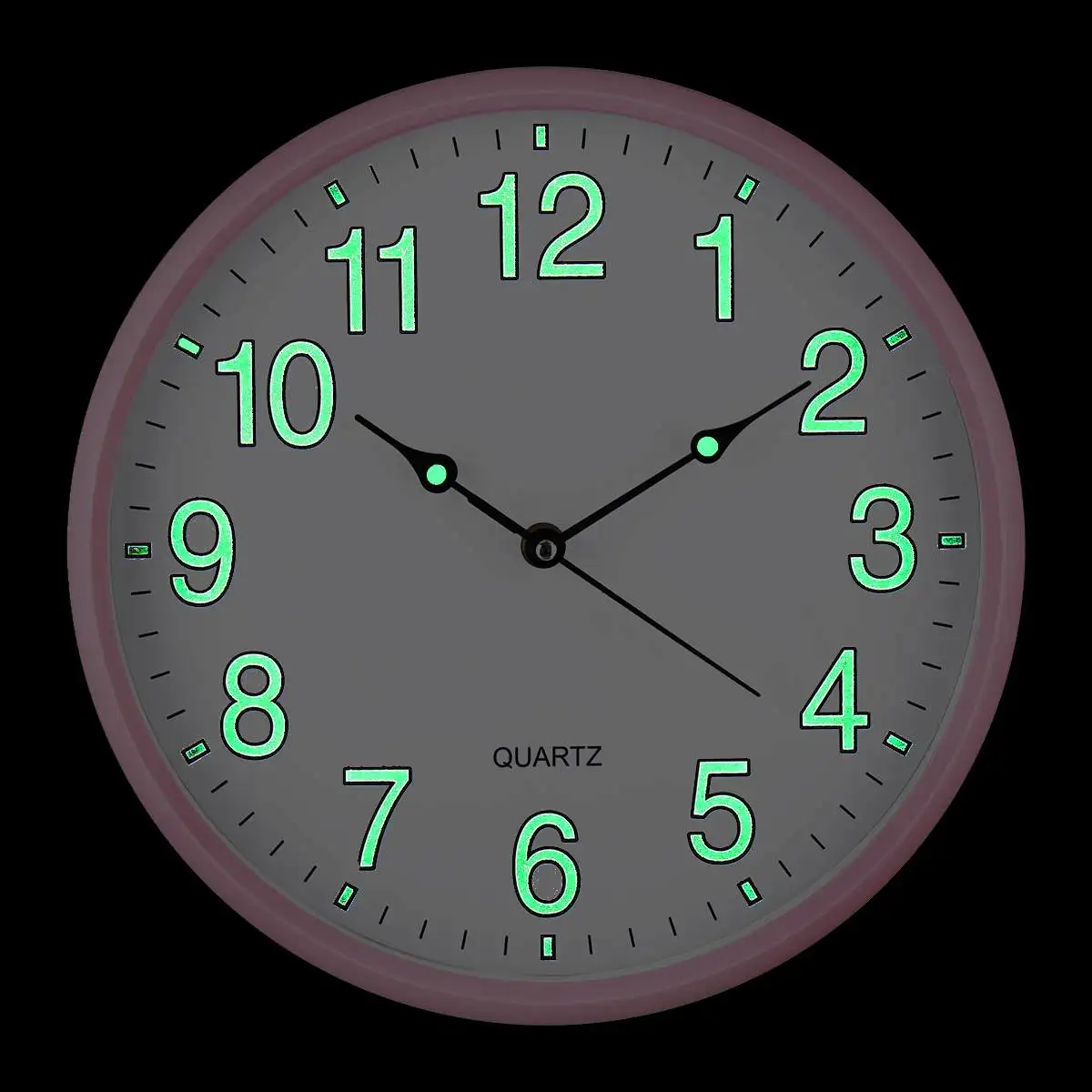 12" Wall Clock Glow In The Dark Silent Quartz Home Decoration
