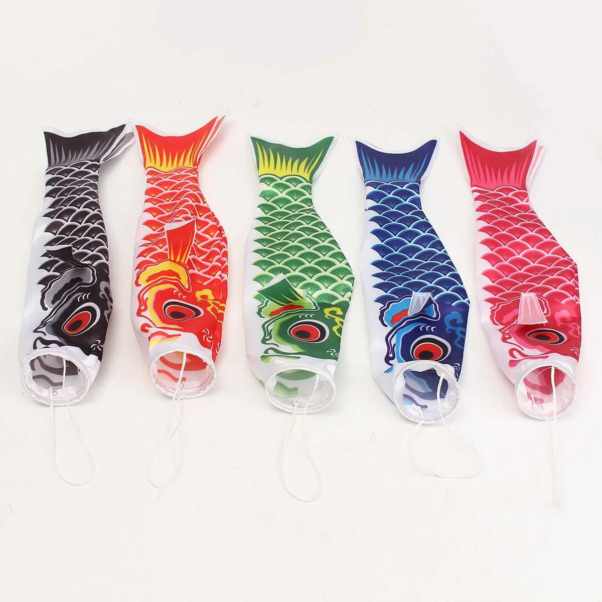 40 см японский стиль Koi Nobori флаг с изображением карпа ветер носок Koinobori рыба водонепроницаемый воздушный змей талисман Ремесла Висячие флаги Декор