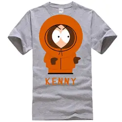 Летние мужские футболки с коротким рукавом South Park Kenny принт мультфильм унисекс футболка забавные терморубашка Мужская мода повседневное