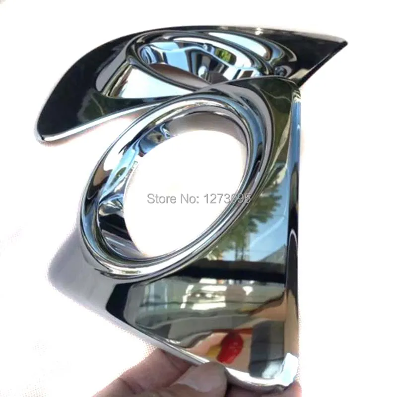 

For Dodge Journey JCUV 2014-2017 2018 ABS Chrome Front Fog Light Lamp Cover Foglights Frame Protector Car Styling Accessories