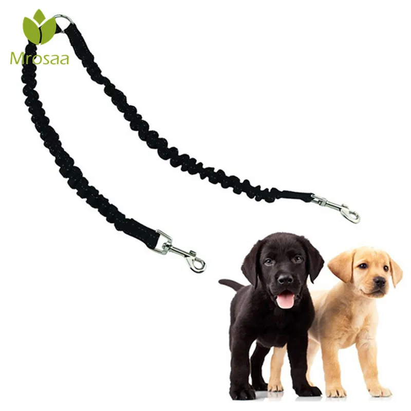 Hot Adjustable Hand Double Pets Dog Leash Rope Coupler Two Way Braid Pet Dogs Training Traction Walking Strap Lead Supplies | Дом и сад