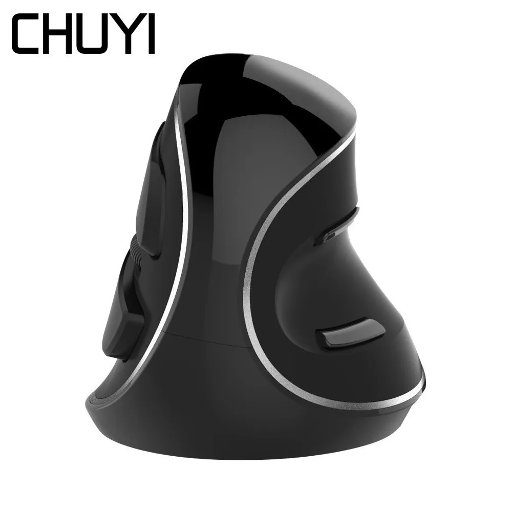 

CHUYI M618 Plus Wireless Mouse Ergonomic Vertical Computer Gaming MIce 1600DPI USB Optical 6 Button Healthy Mice For Gamer PC