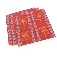 100 шт, креативные вечерние салфетки, красивые салфетки для Рамадана, ИД, вечерние салфетки