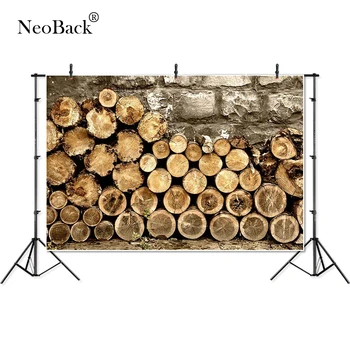 

Thin Vinyl wood pile Brick wall baby kids children Photography studio Backgrounds children professional indoor Photo Backdrops