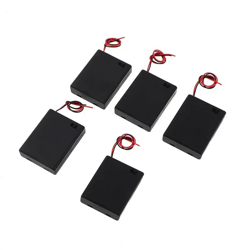 

Black Shell to pressure / switch off for cable 4 x 1.5 V 2 Battery AAA supports for covers 5 pieces
