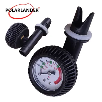 

Dial Manometer Black Air Thermometer Inflator Gauge Meter Tester Pressure Gage Tester For Inflatable Kayak Raft Boat Surfing