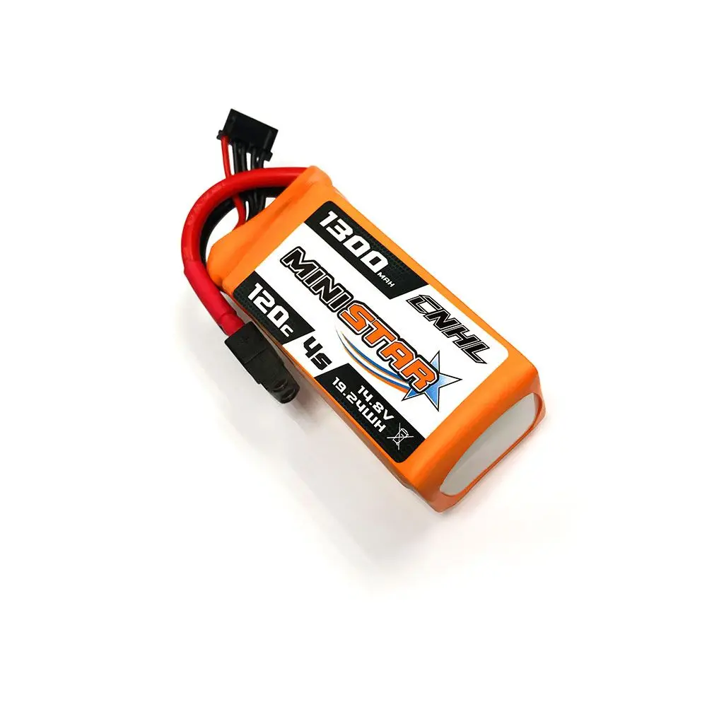 1/2/3 шт. CNHL MiniStar 14,8 V 1300 мА/ч, 4S 120C Lipo Батарея Перезаряжаемые W/XT60 разъем для Радиоуправляемый Дрон FPV Multicopter