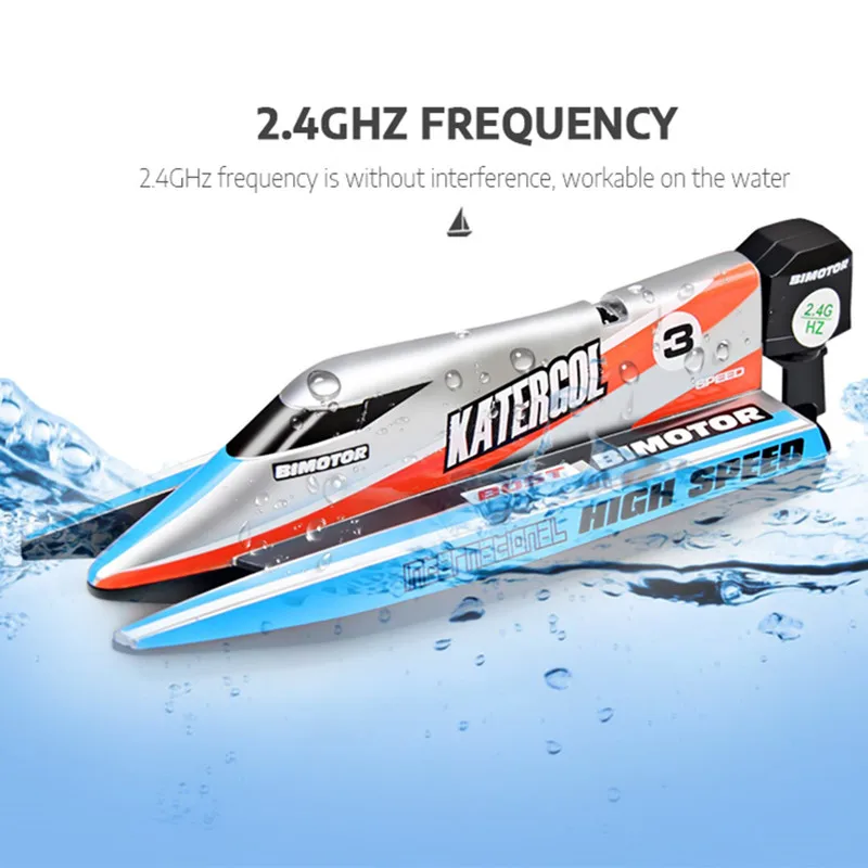 

Hot Mini Remote Control Boat 3313M F1 Racing Boat 2.4G Plastic Mini Size RC Boats Out Door Indoor Playing Water Kids Toys Gifts