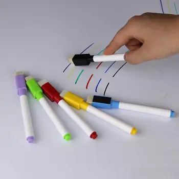 

600PCS Repeated Filling Whiteboard Marker Pen Set With Eraser Marker Pen Children Calligraphy Stationery Supplies Random Send