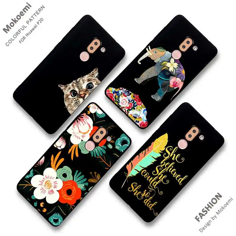 

Mokoemi Fashion Pattern TPU 5.5"For Huawei Honor 6X Case For Huawei Honor 6X Phone Case Cover