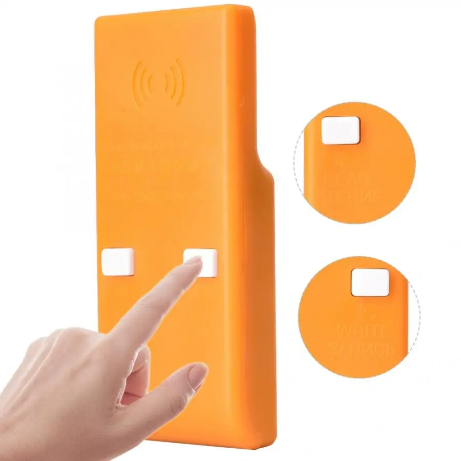 Ручной желтый RFID зашифрованный копир читатель писатель Дубликатор 125 кГц 250 в