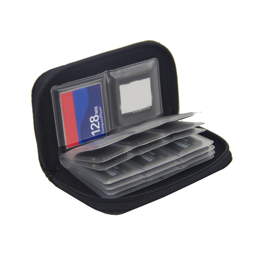 

22 Slots Photography Accessory Storage Cases Holder Carrying Carrying Pouch Micro Cards Memory Card Storage Wallet
