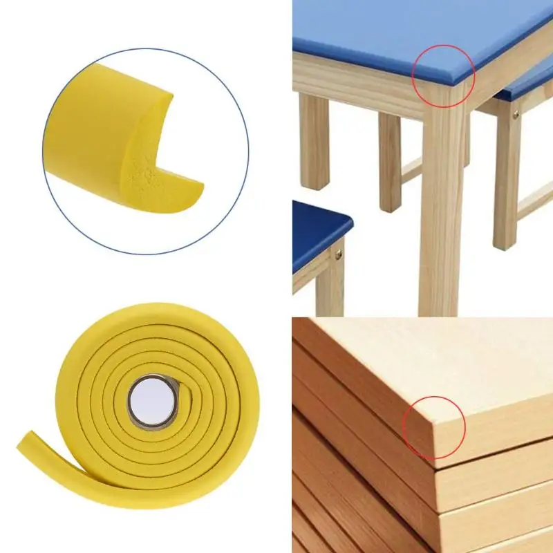 2 м резиновые защитные настольные защитные насадки для углов, подушка для мебели, защитный амортизатор