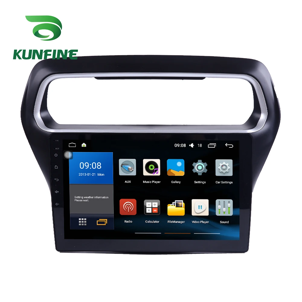 

Octa Core 1024*600 Android 8.1 Car DVD GPS Navigation Player Deckless Car Stereo for Ford Escort 2015 2016 2017 Headunit Radio