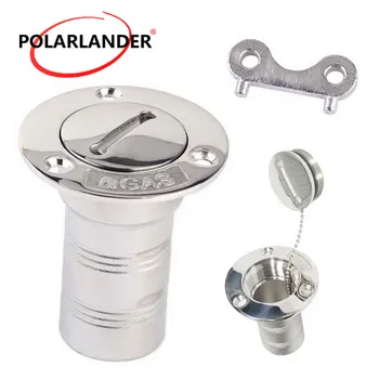 

Filler With Cap Fuel Deck Filler 1.5 inch Stainless Steel 316 With Key For Rowing Boat Marine Silver Trucks Deck Gas 38mm