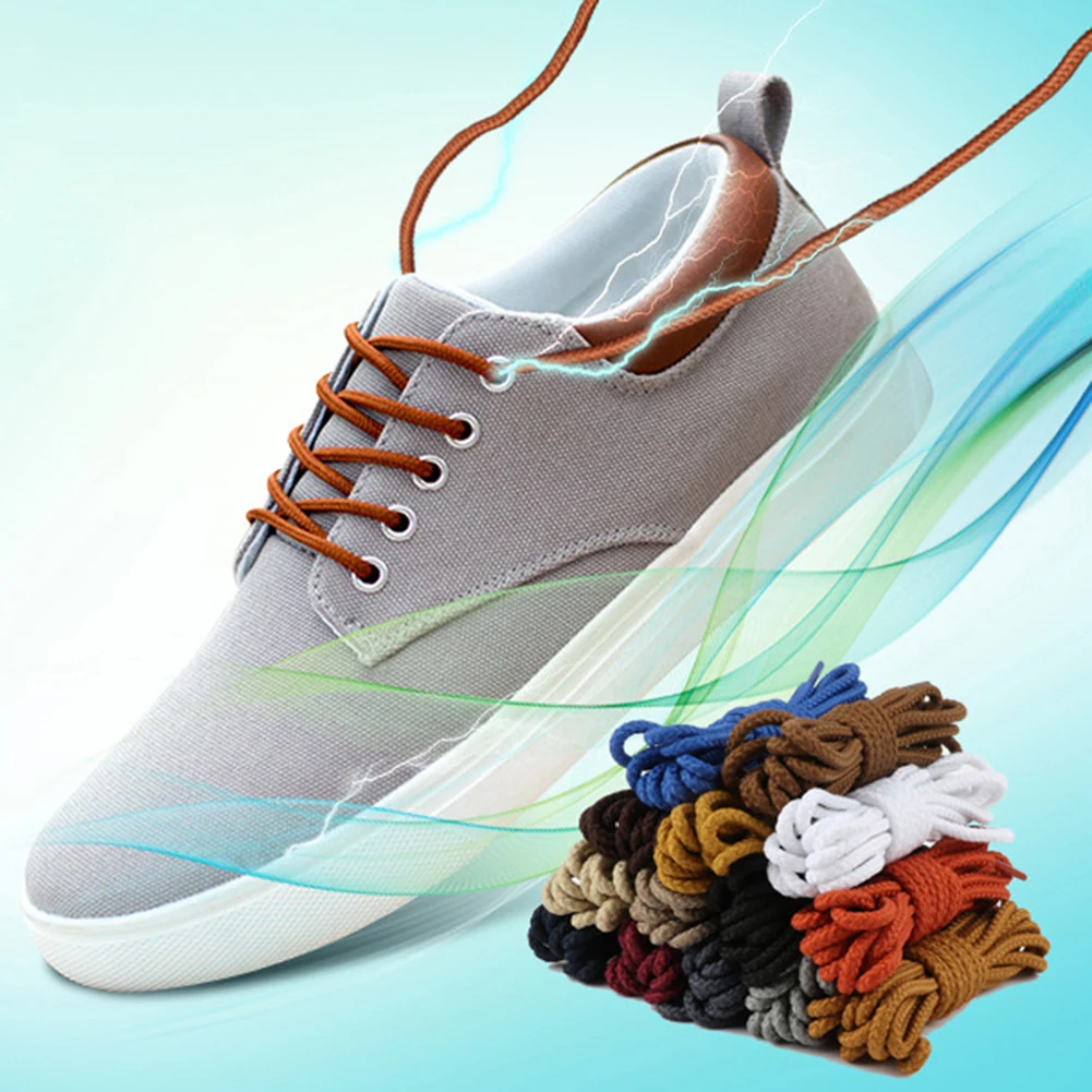 1 пара, круглые полиэфирные шнурки для ботинок, одноцветные классические ботинки martin, шнурки, повседневные спортивные ботинки, обувь на шнуровке 90 см, 11 цветов