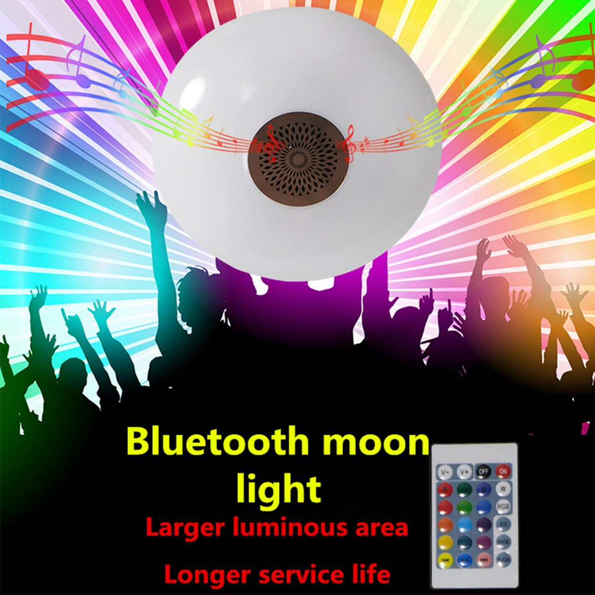 

New Home LED Bluetooth Music Light Multi-Function Wireless With Remote Control Smart RGB Bluetooth Light