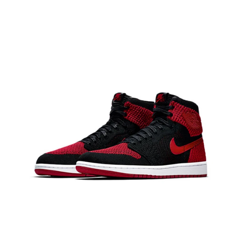 Nike Air Jordan 1 Flyknit AJ1 New Arrival Official Men's Breathable Basketball Shoes Outdoor Sports Sneakers #919704 Nike Air Jordan 1 Flyknit AJ1 New Arrival Official Men's Breathable Basketball Shoes Outdoor Sports Sneakers #919704