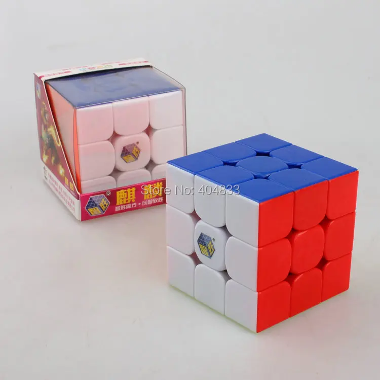 

Yuxin Kylin Unicorn 3x3 cube QiLin Black/white/Stickerless Cubo Magico Speed Cube Educational Toys DropShipping