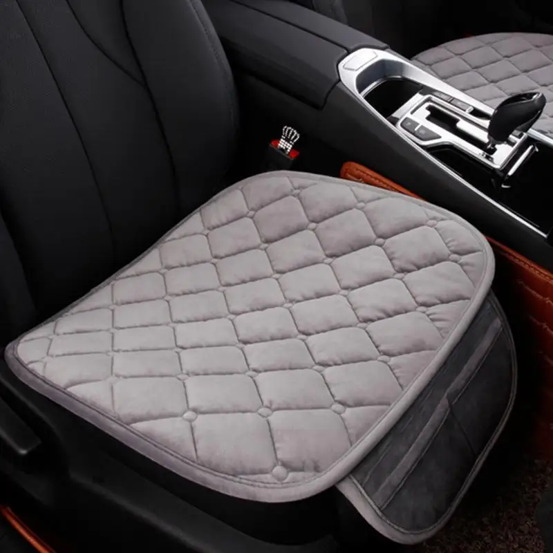 

Swan Short Velvet Car Seat Cushion Winter Warm Cushion Washable Durable Automobile Supplies