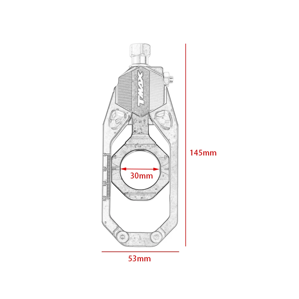 CNC Алюминиевые регуляторы цепи натяжители Catena для Yamaha Tmax T MAX max 530 2013 2014 2015 2016