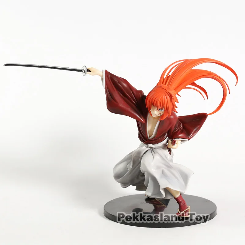 Аниме Rurouni Kenshin Himura Kenshin ПВХ фигурка Коллекционная модель игрушки