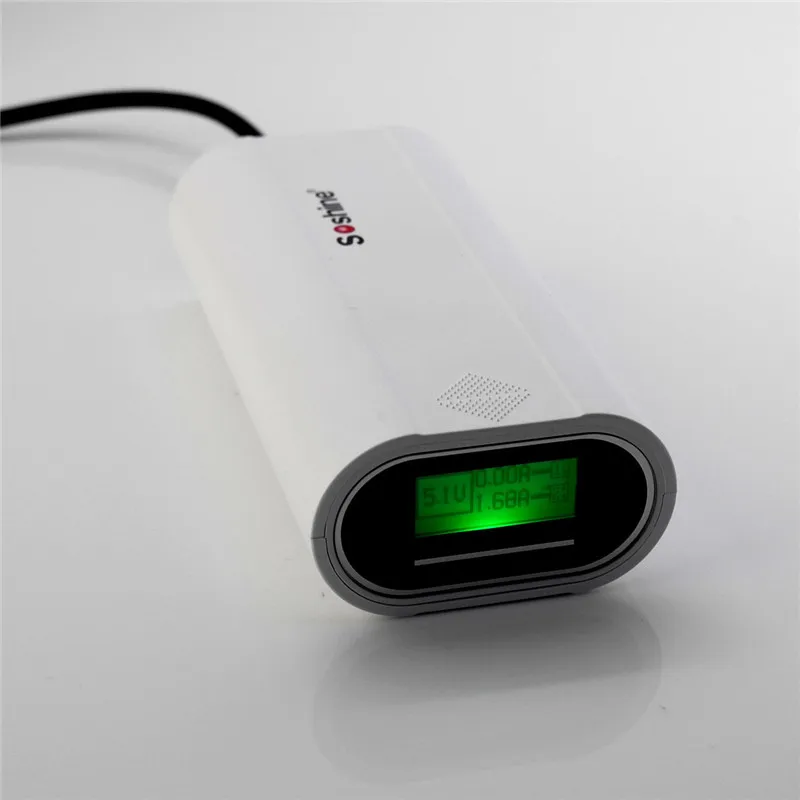 

LEORY Soshine E4 2X18650 DIY Battery Charger Case Dual USB Power Bank box LCD Display Rechargeable Powerbank Case for Xiaomi 8